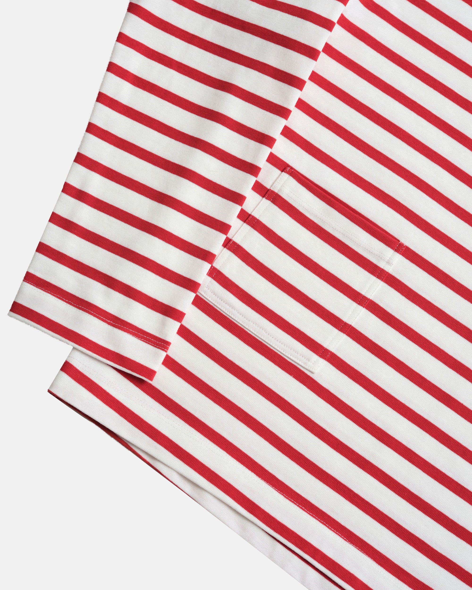 Vito's Red & White Striped Boatneck Sweatshirt