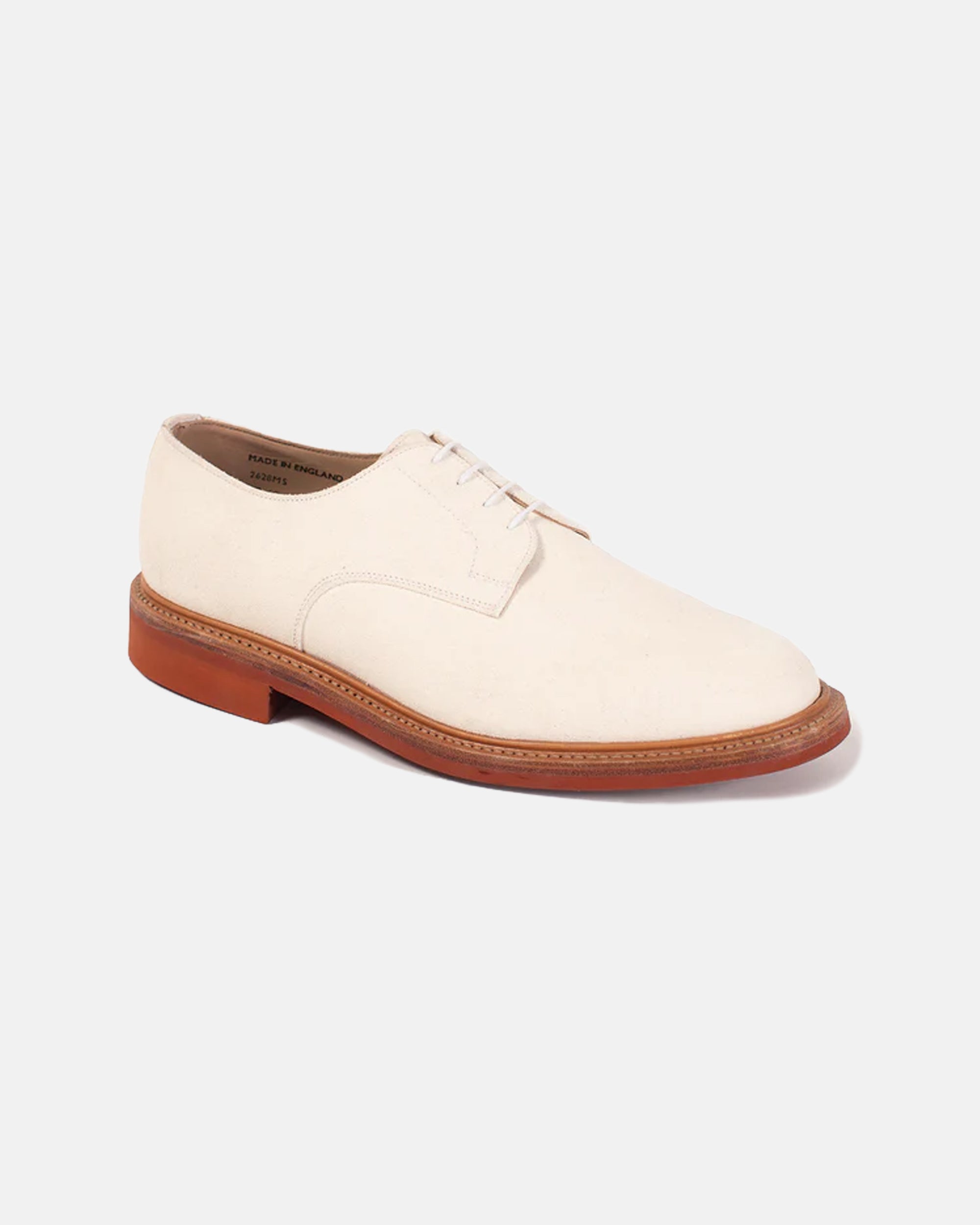 Sanders White Suede Bucks | Men's Shoes - J. PRESS