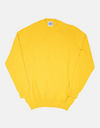 Made-in-Scotland Yellow Cotton Crewneck Sweater