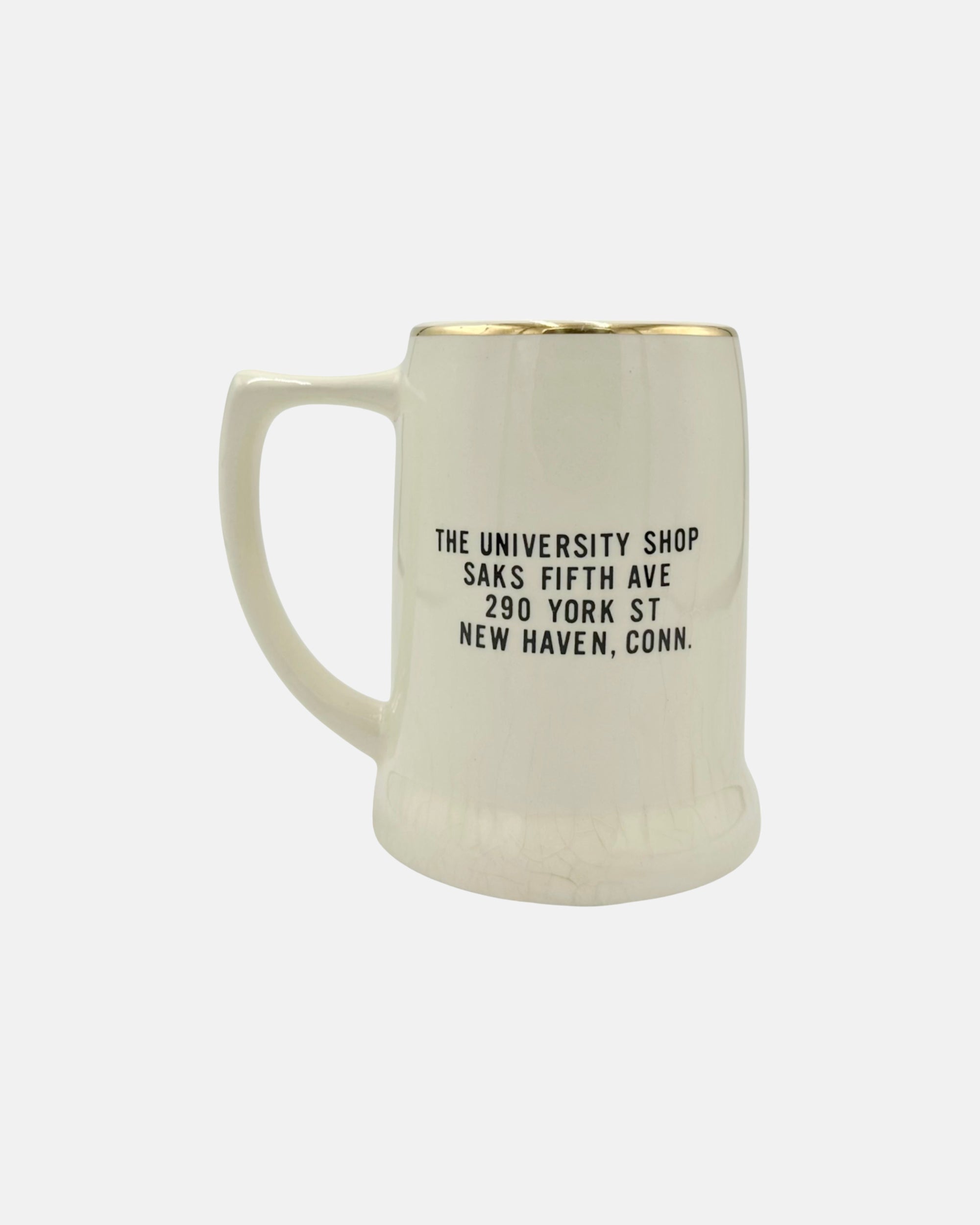 Vintage Yale University The University Shop Saks Fifth Avenue Ceramic Mug