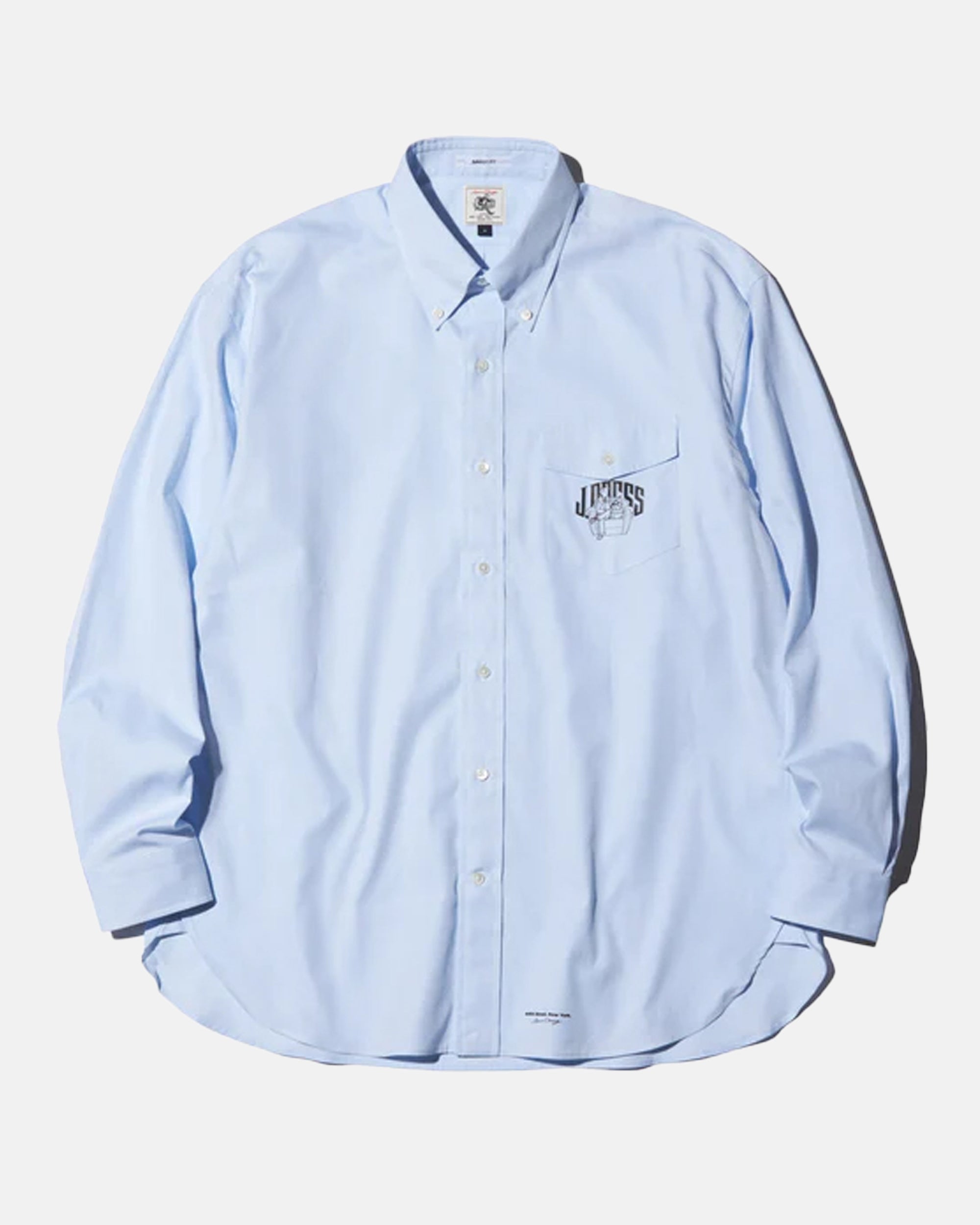 "Club Chair" Blue Oxford Shirt