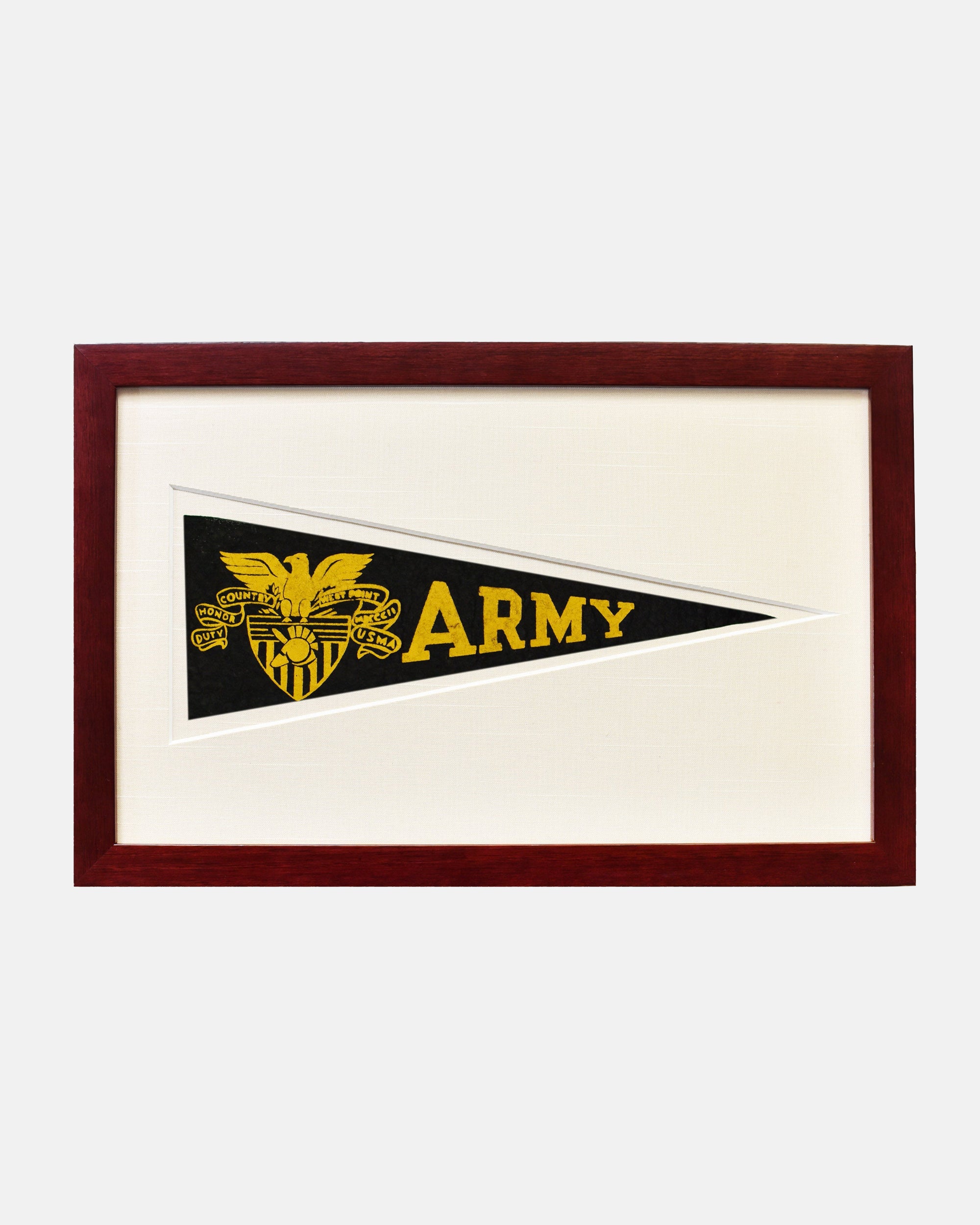 U.S. Military Academy Framed Vintage Pennant