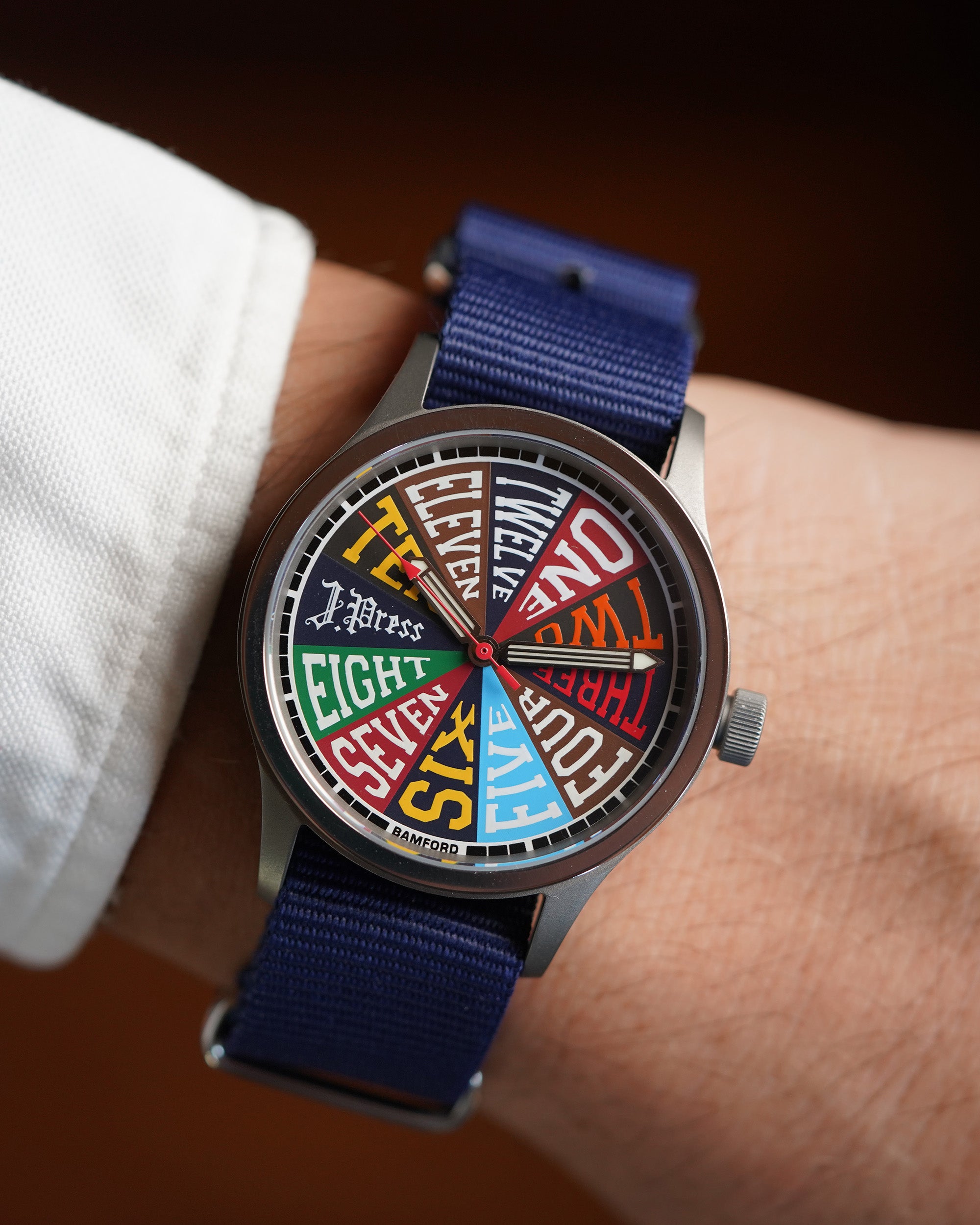 ビ-ムスUK⭐︎MADE IN ENGLAND⭐︎ J. Press x Bamford London B80 Watch