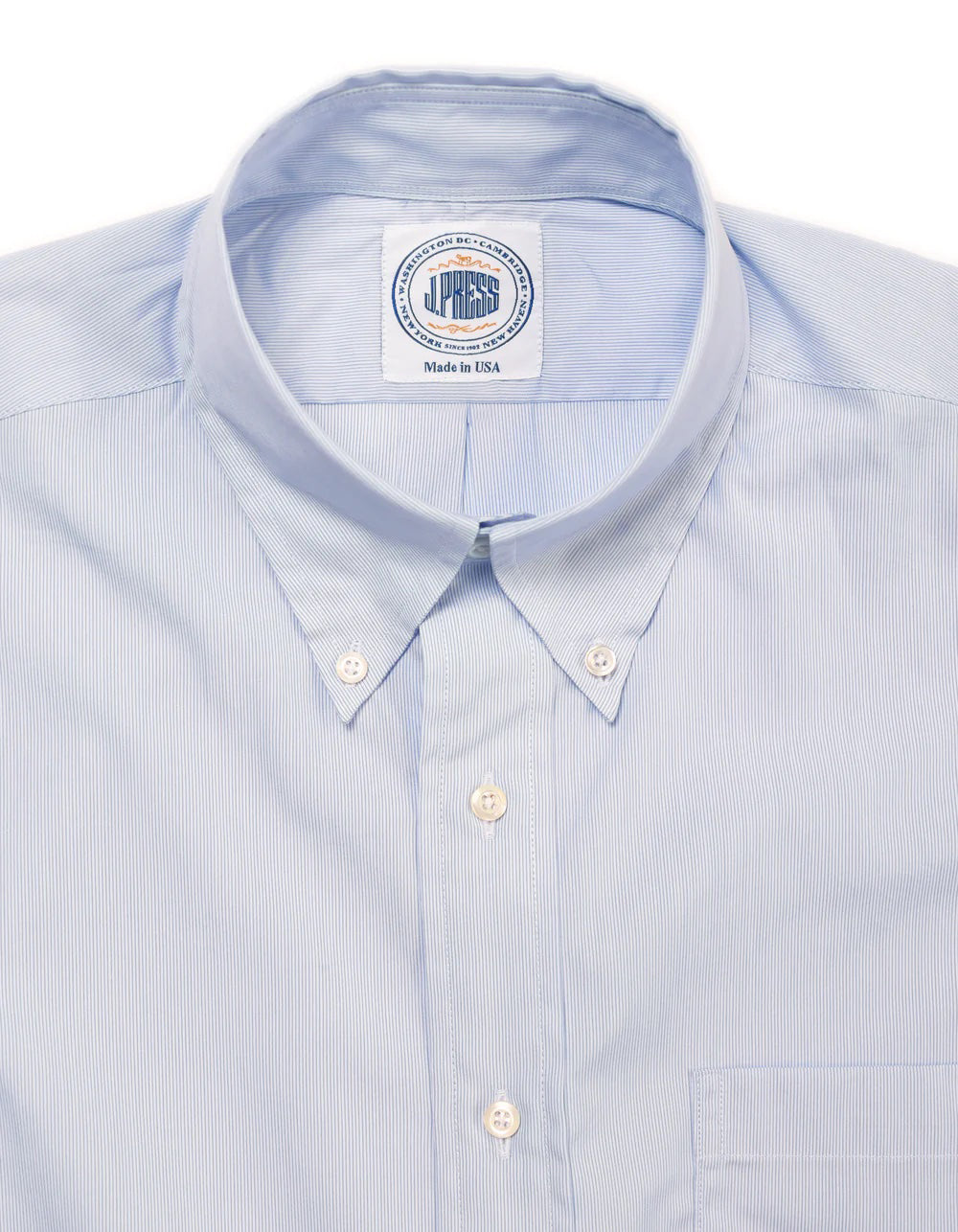 2-ply 100s Hairline Stripe Dress Shirt