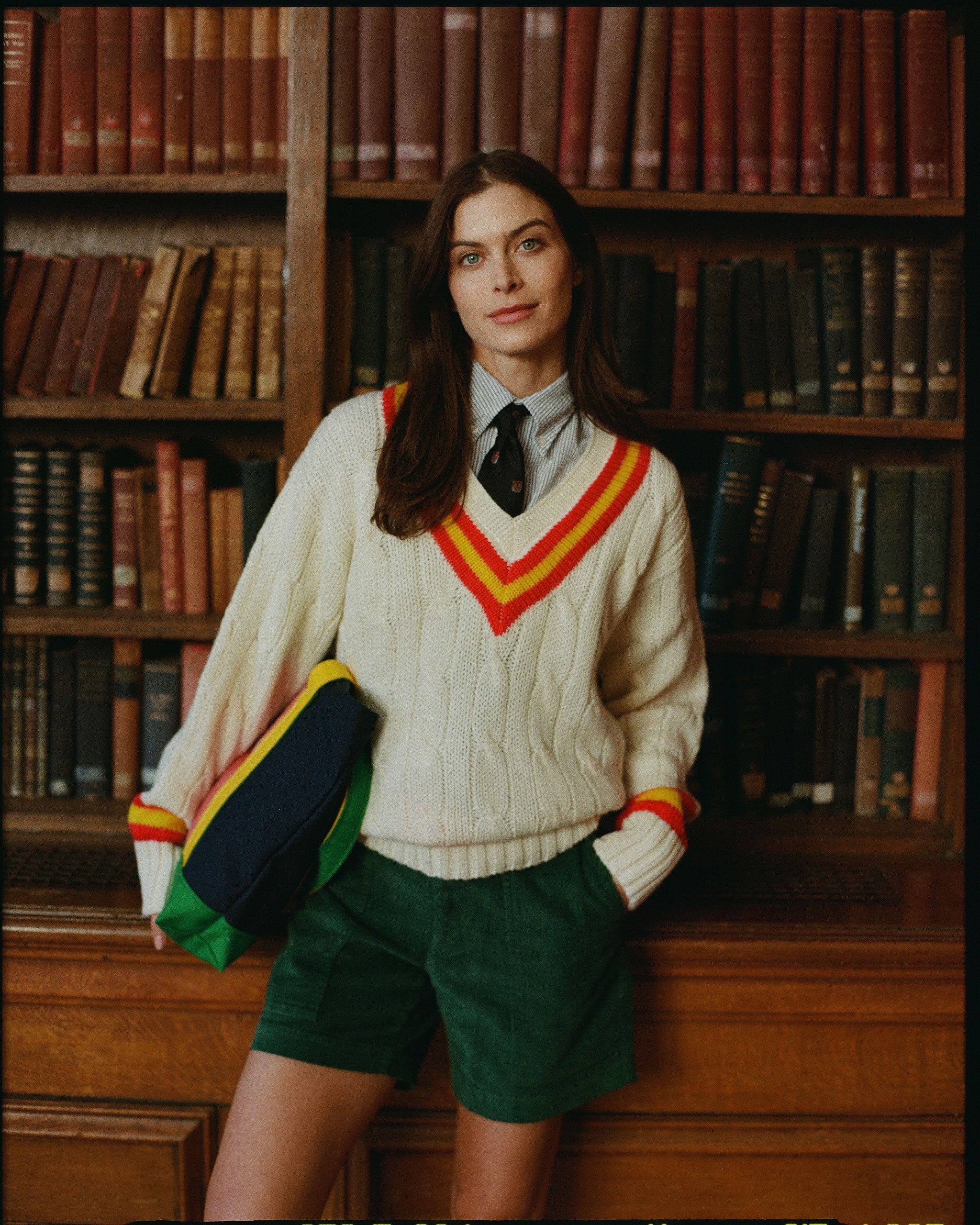 Green Wide-Wale Cotton Corduroy Shorts - Trim Fit