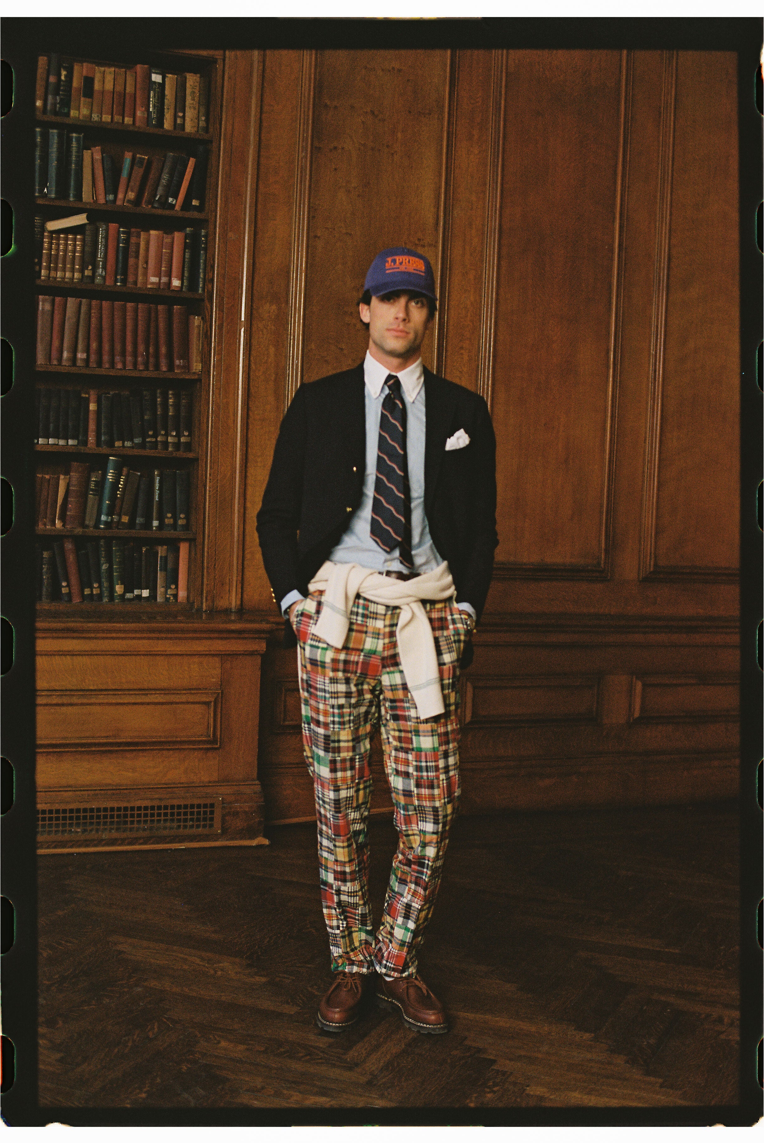 Made-in-USA Patchwork Authentic Madras Trouser