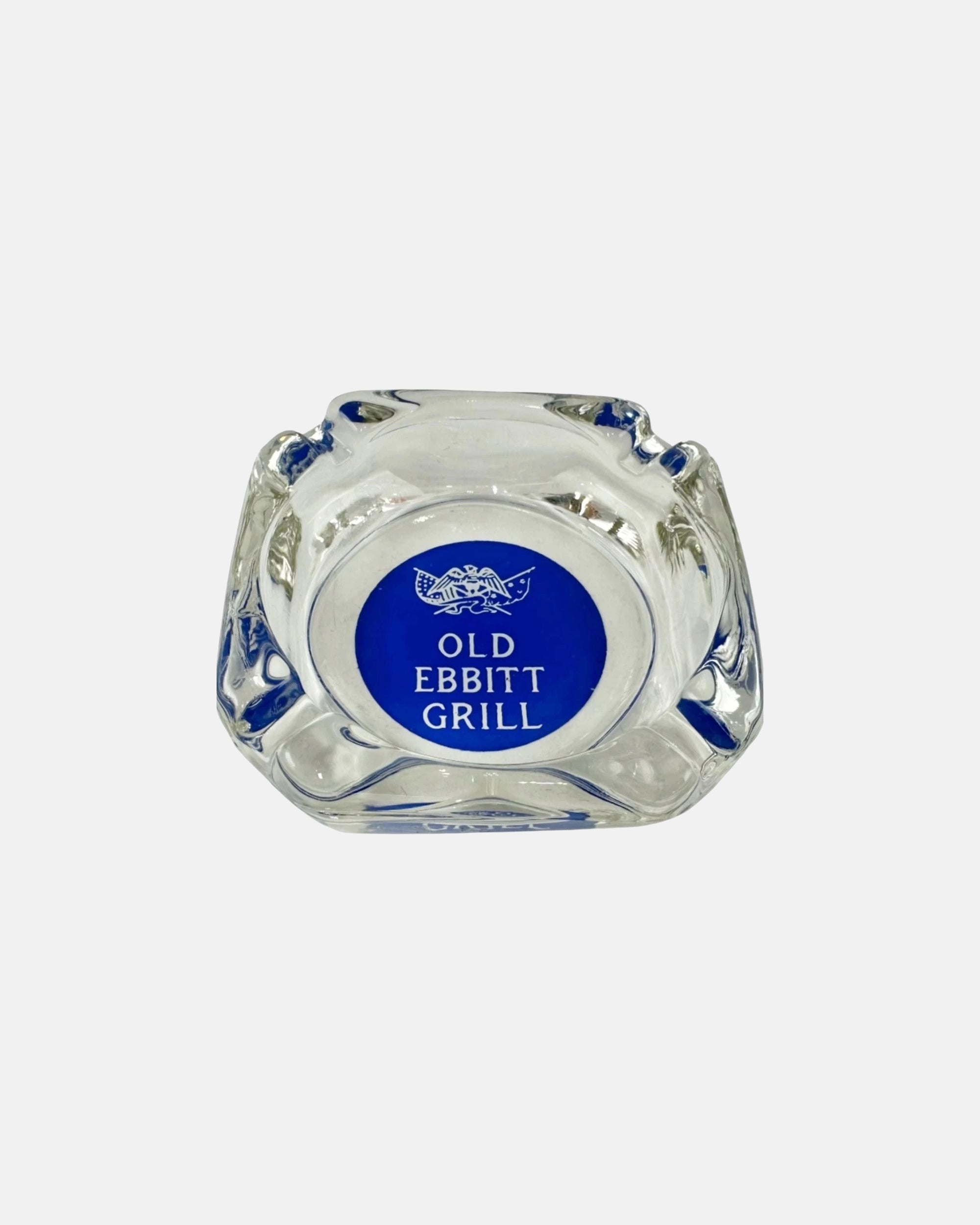 Vintage Old Ebbitt Grill Restaurant Washington, DC Glass Ashtray