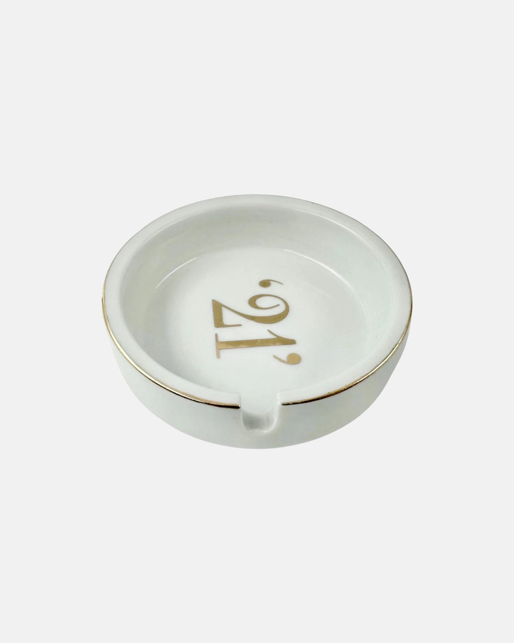 Vintage The 21 Club NYC Restaurant White Porcelain Ashtray