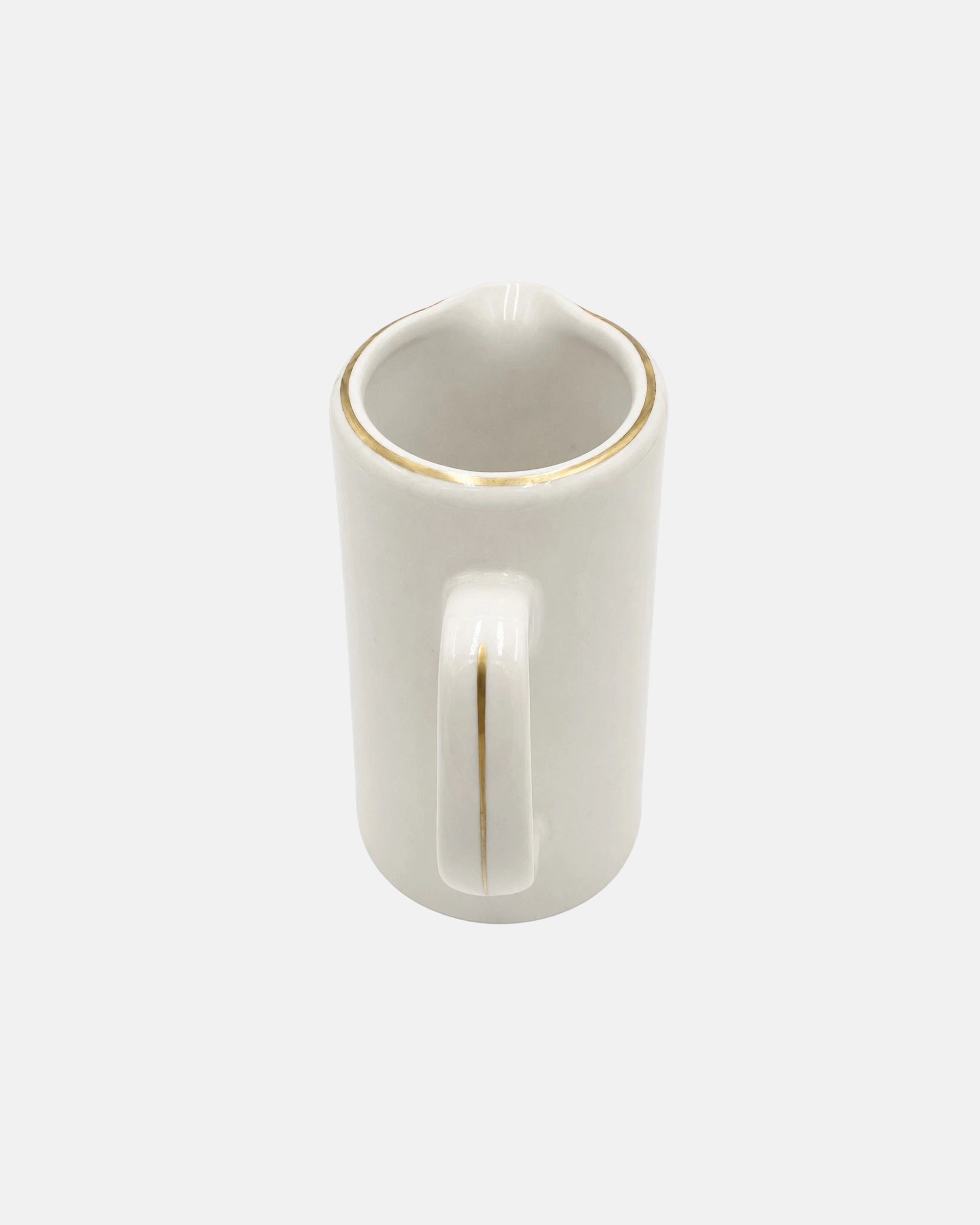 Vintage The 21 Club NYC Restaurant White Ceramic Pitcher