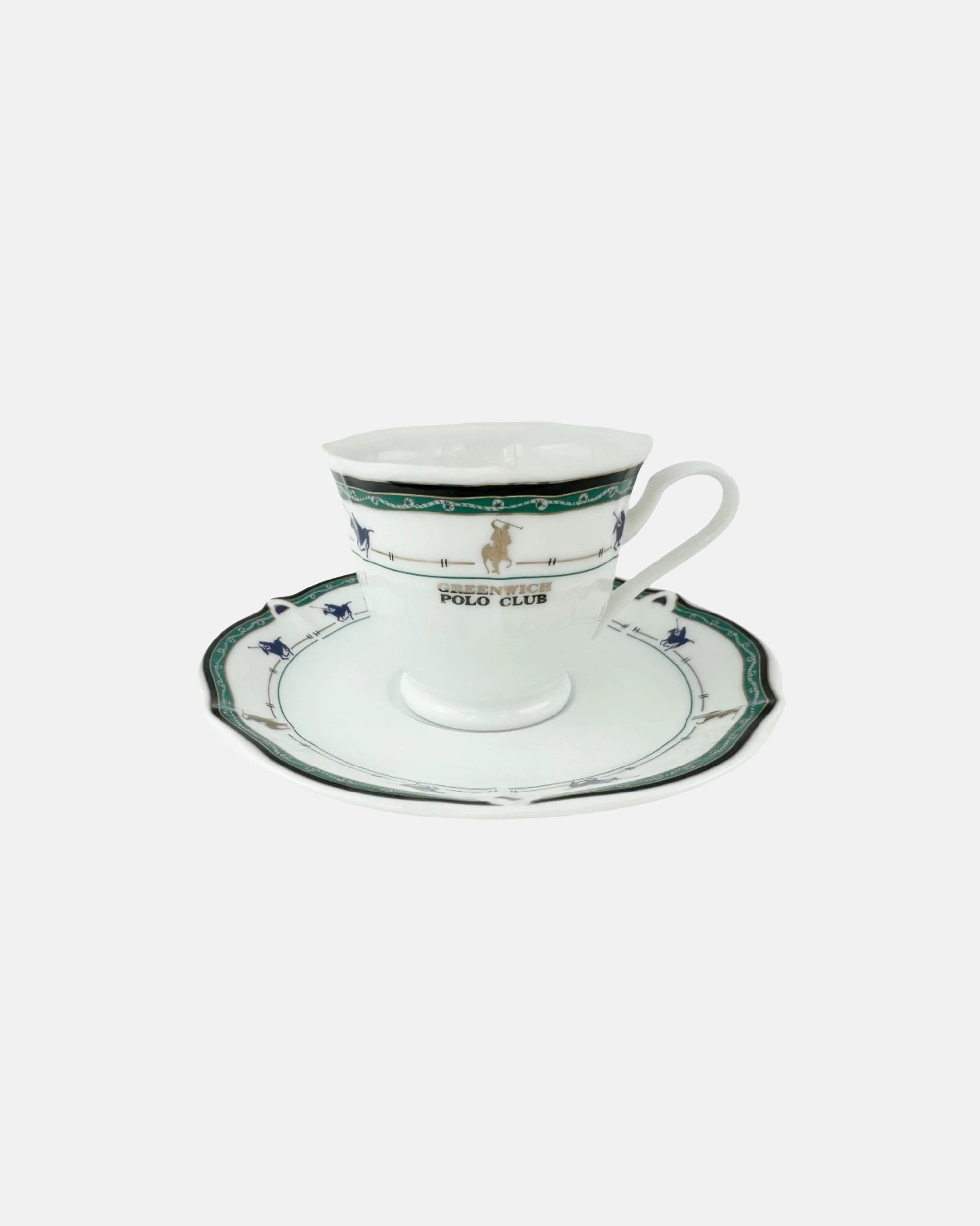 Vintage The Greenwich Polo Club Equestrian Cup & Saucer