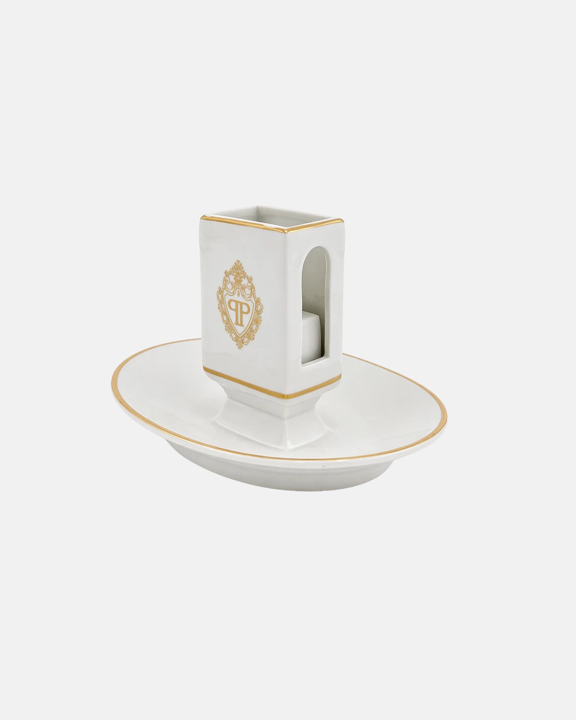 Vintage The Plaza Hotel NYC Ceramic Ashtray Matchbook Holder