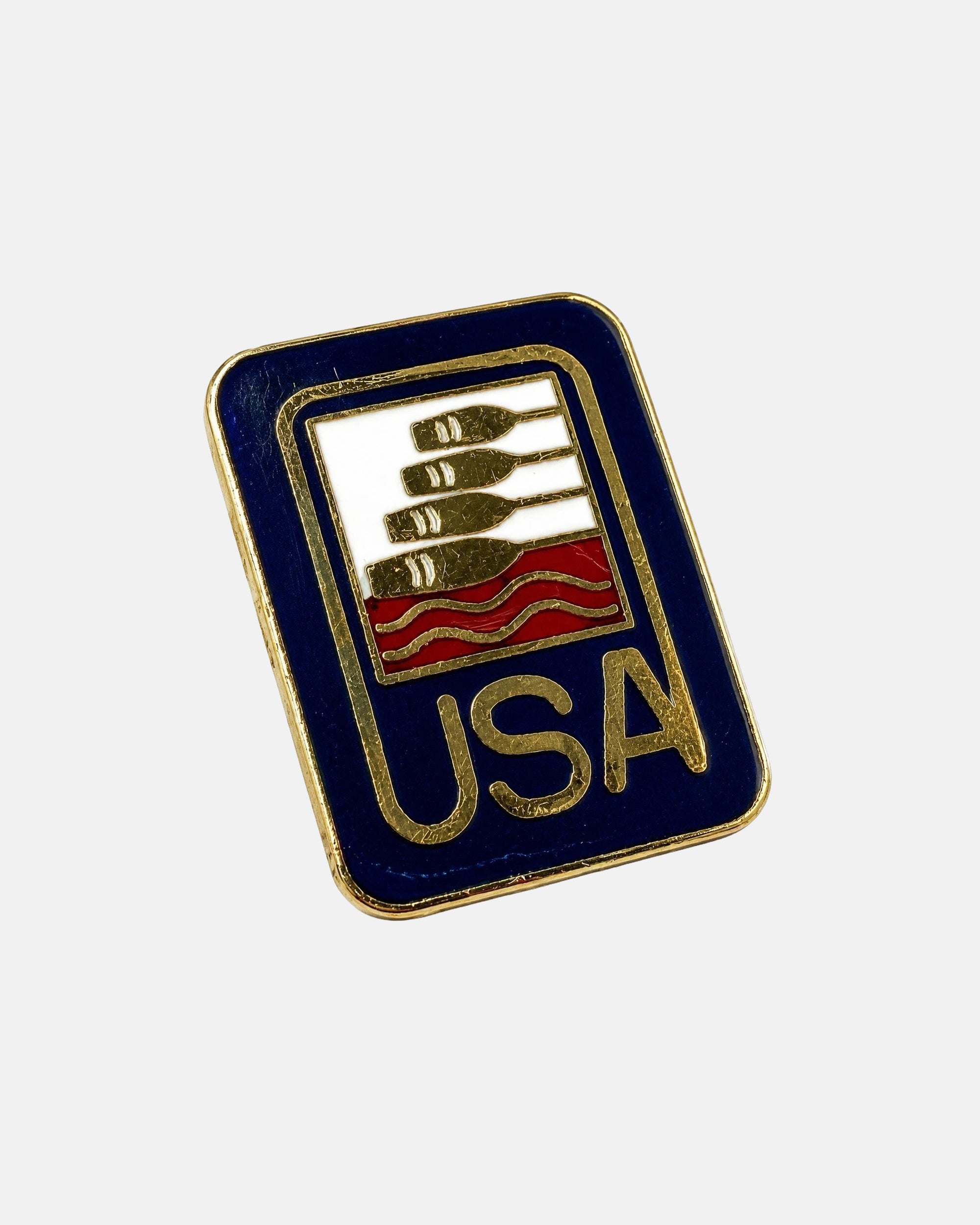 Vintage USA 1984 Summer Olympic Rowing Team Lapel Pin