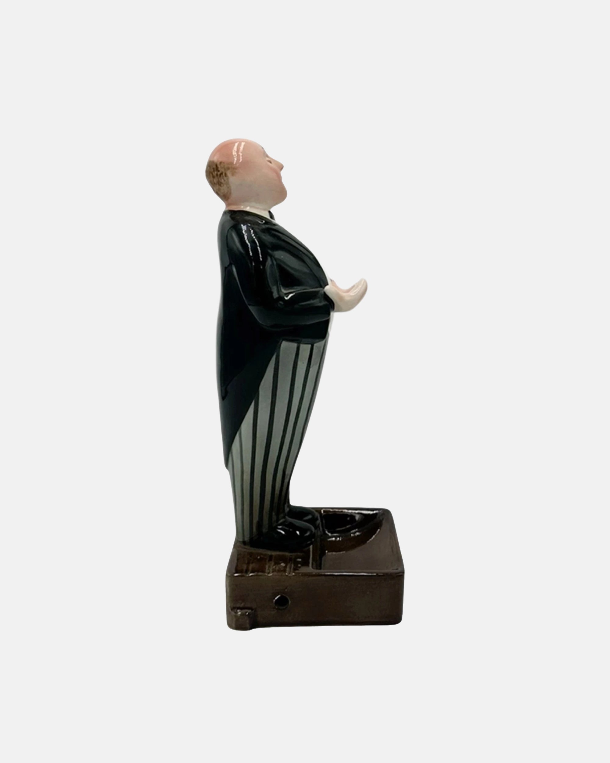 Vintage James the Butler Ceramic Cigar Holder Bar Figure