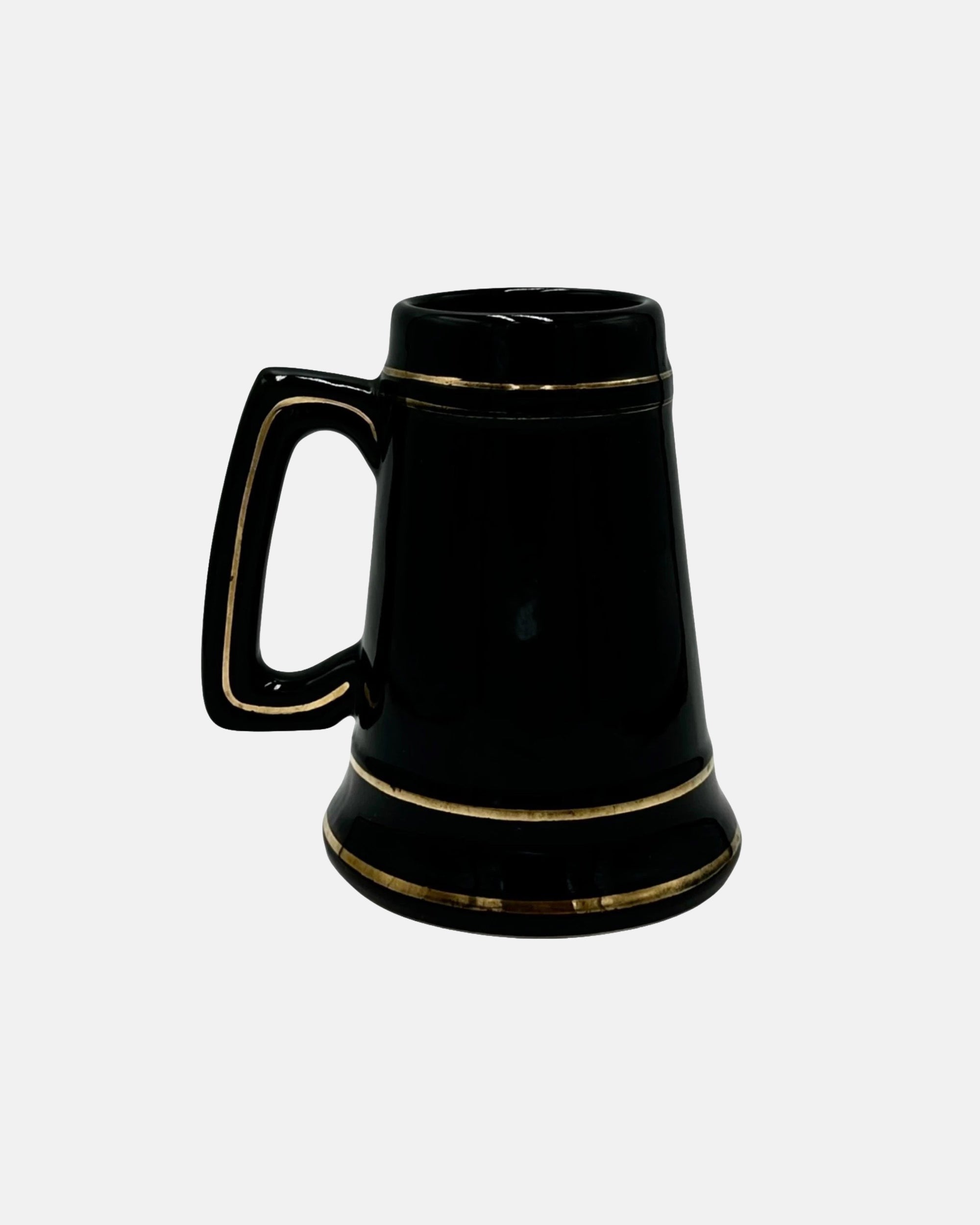 Vintage Princeton University Black Ceramic Mug Stein
