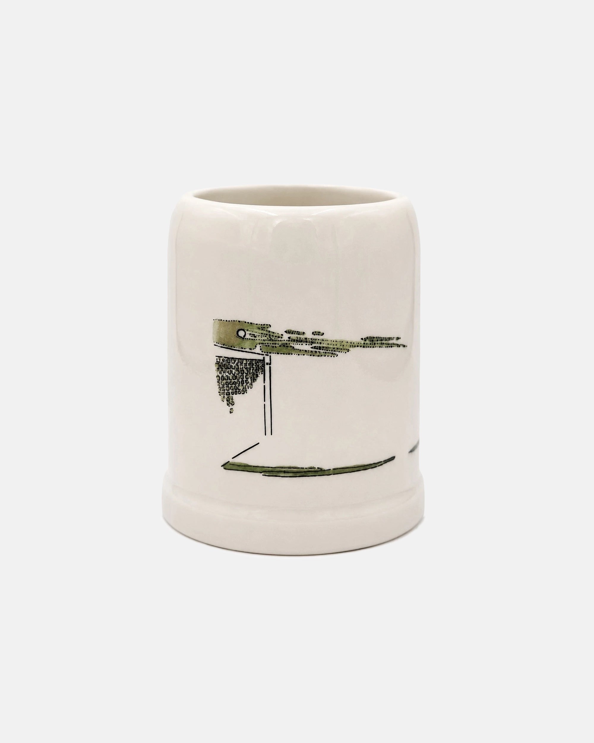 Vintage Paul Brown Tennis Player Ceramic Mug