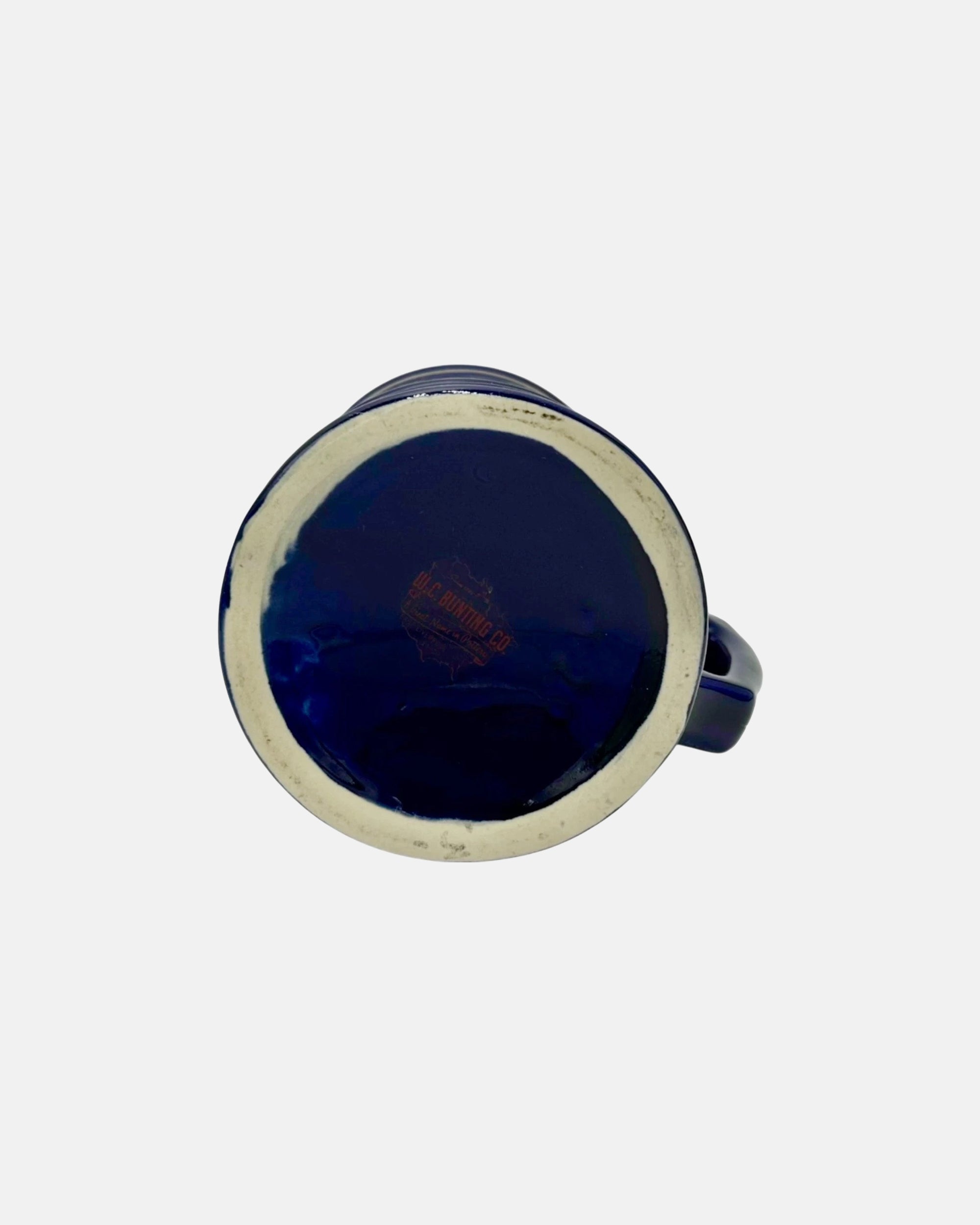 Vintage University of Virginia UVA Cobalt Blue Ceramic Mug