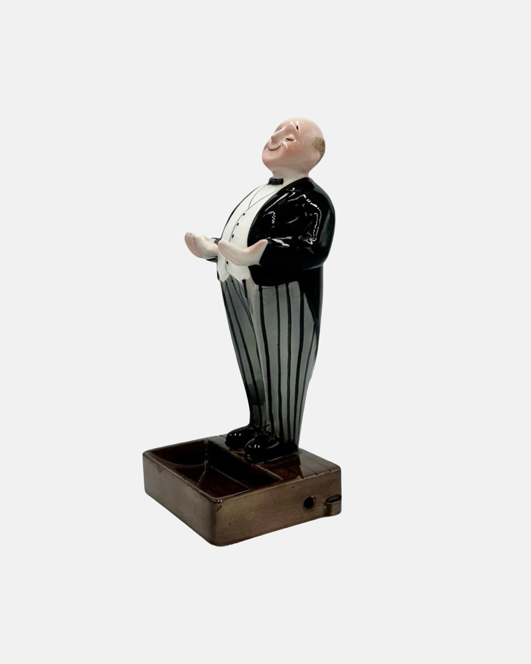 Vintage James the Butler Ceramic Cigar Holder Bar Figure