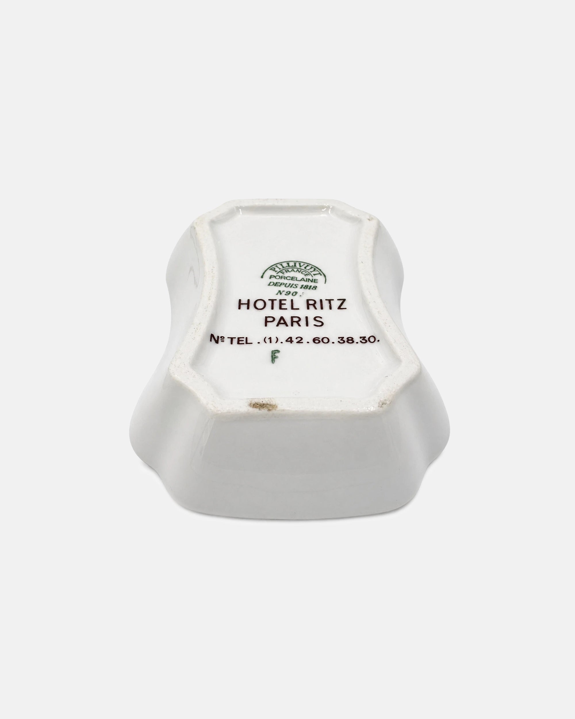 Vintage Ritz Paris Hotel Porcelain Ashtray Catchall Dish