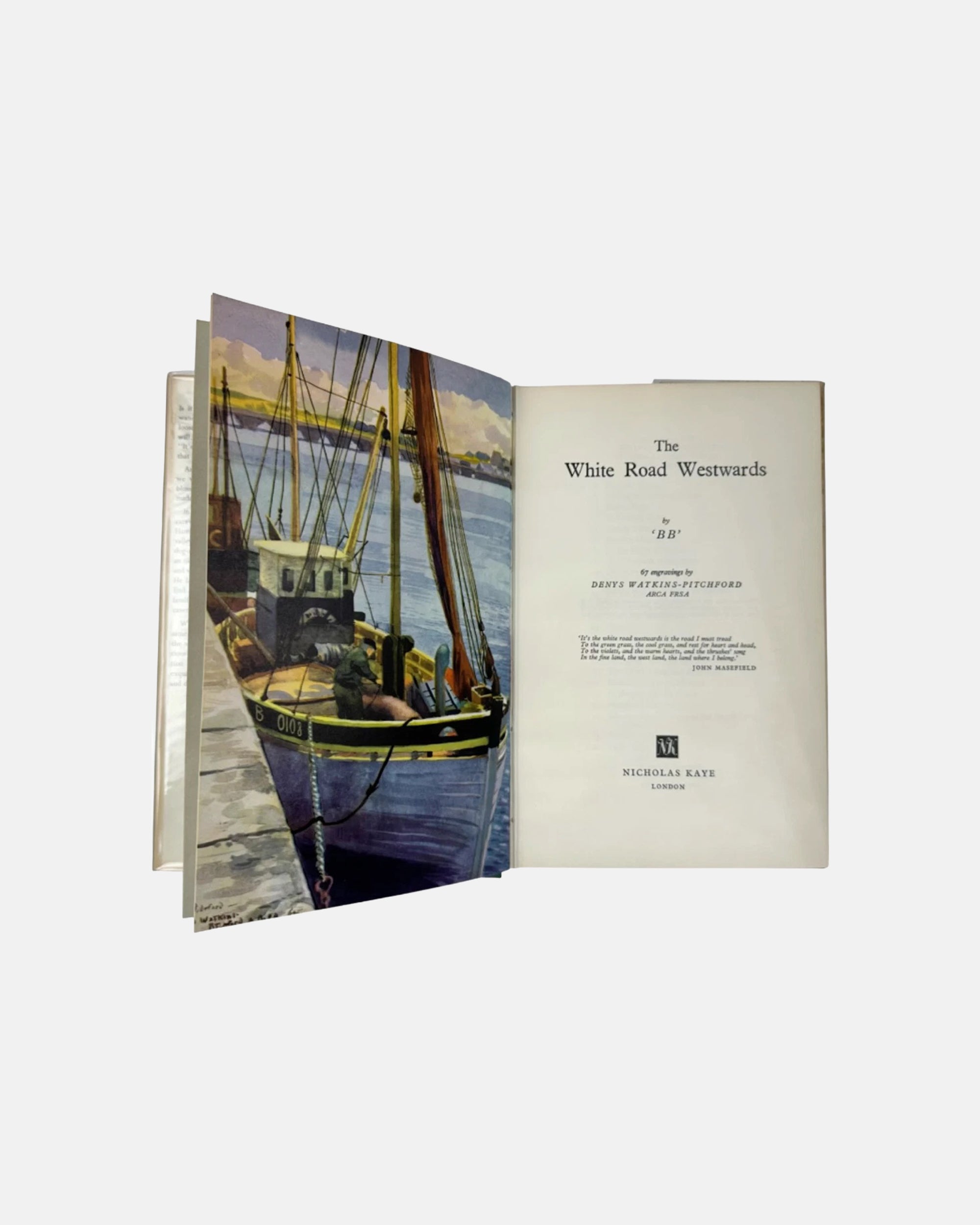 The White Road Westwards by BB 1961 Land Rover Travel Book London