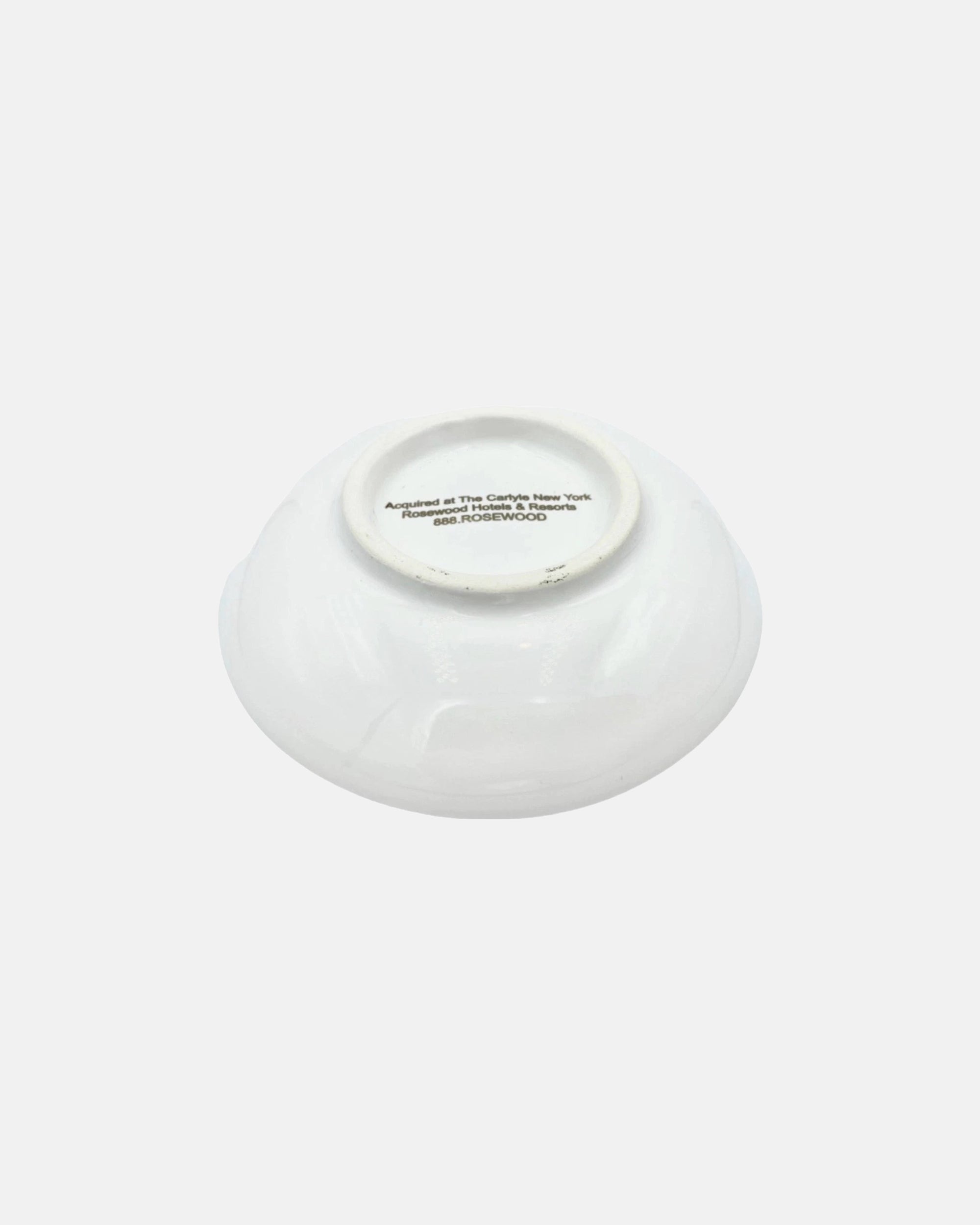 Vintage The Carlyle Hotel NYC Porcelain Ashtray Dish