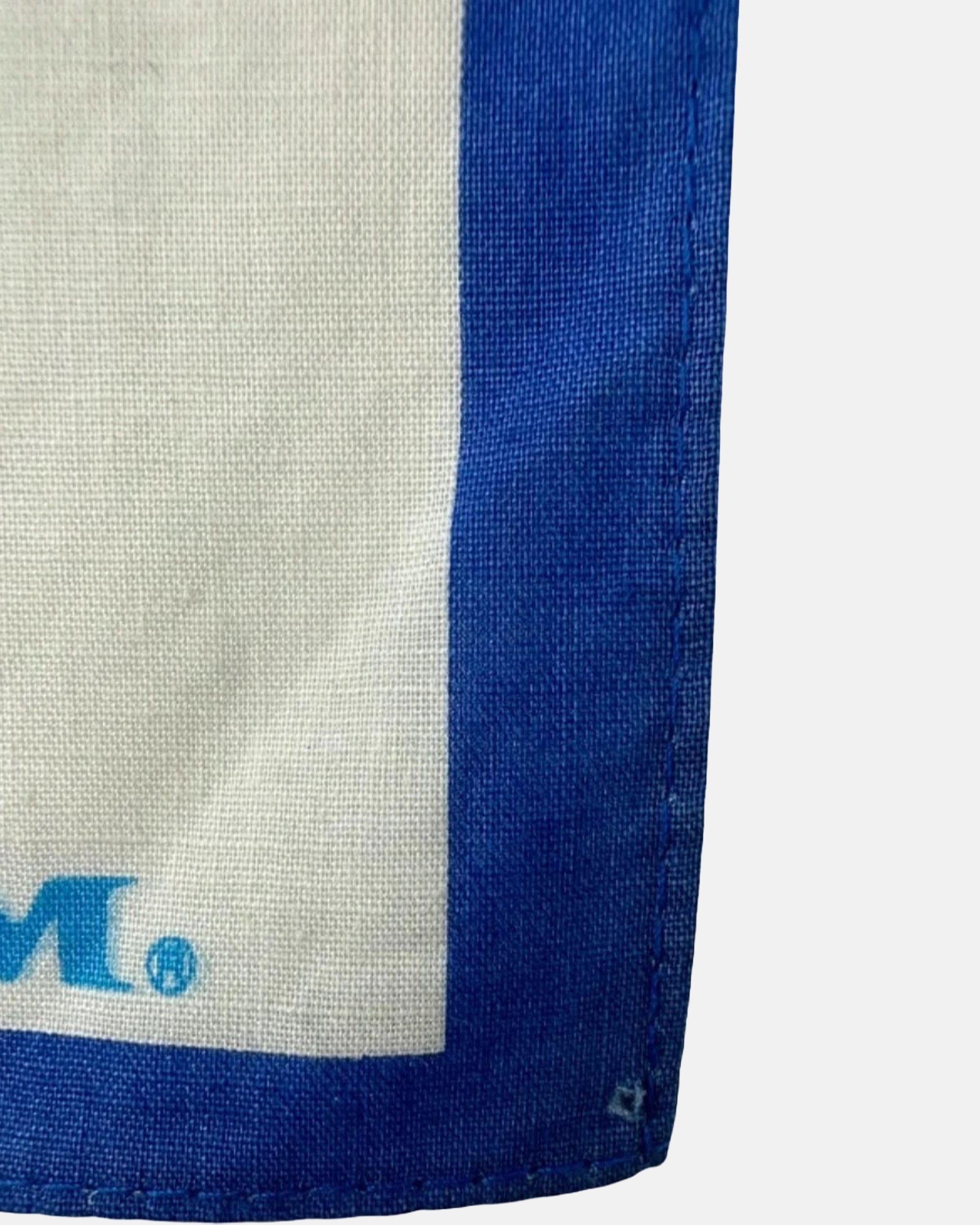 Vintage Pan Am Airlines Cotton Scarf Pocket Square