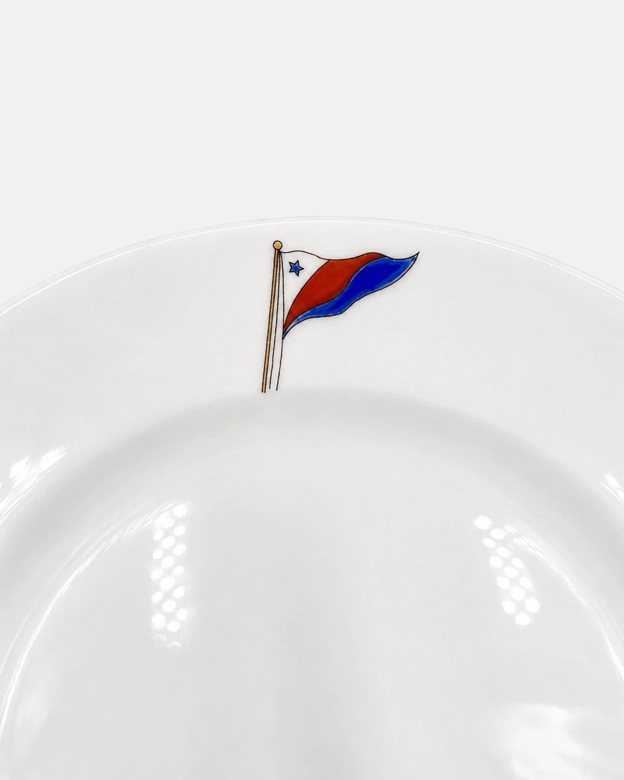 Vintage Lenox New York Yacht Club Burgee Nautical Plate 9"D