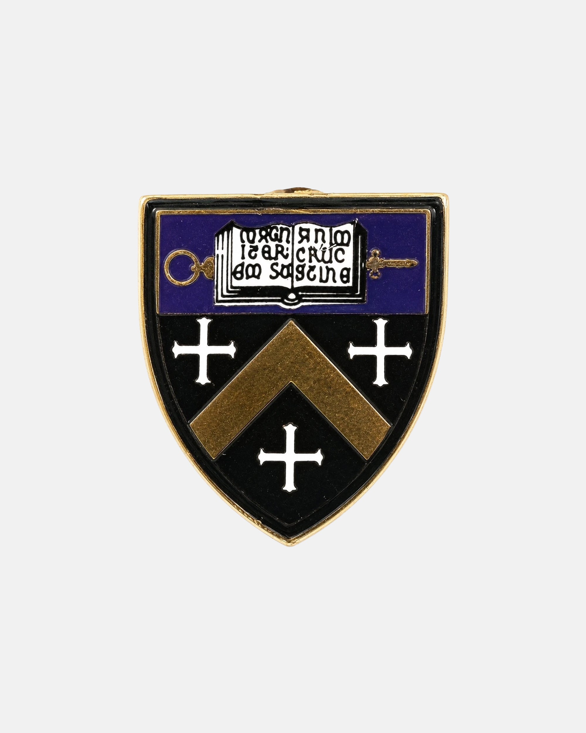 Vintage Kenyon College Ohio Coat of Arms Crest Lapel Pin