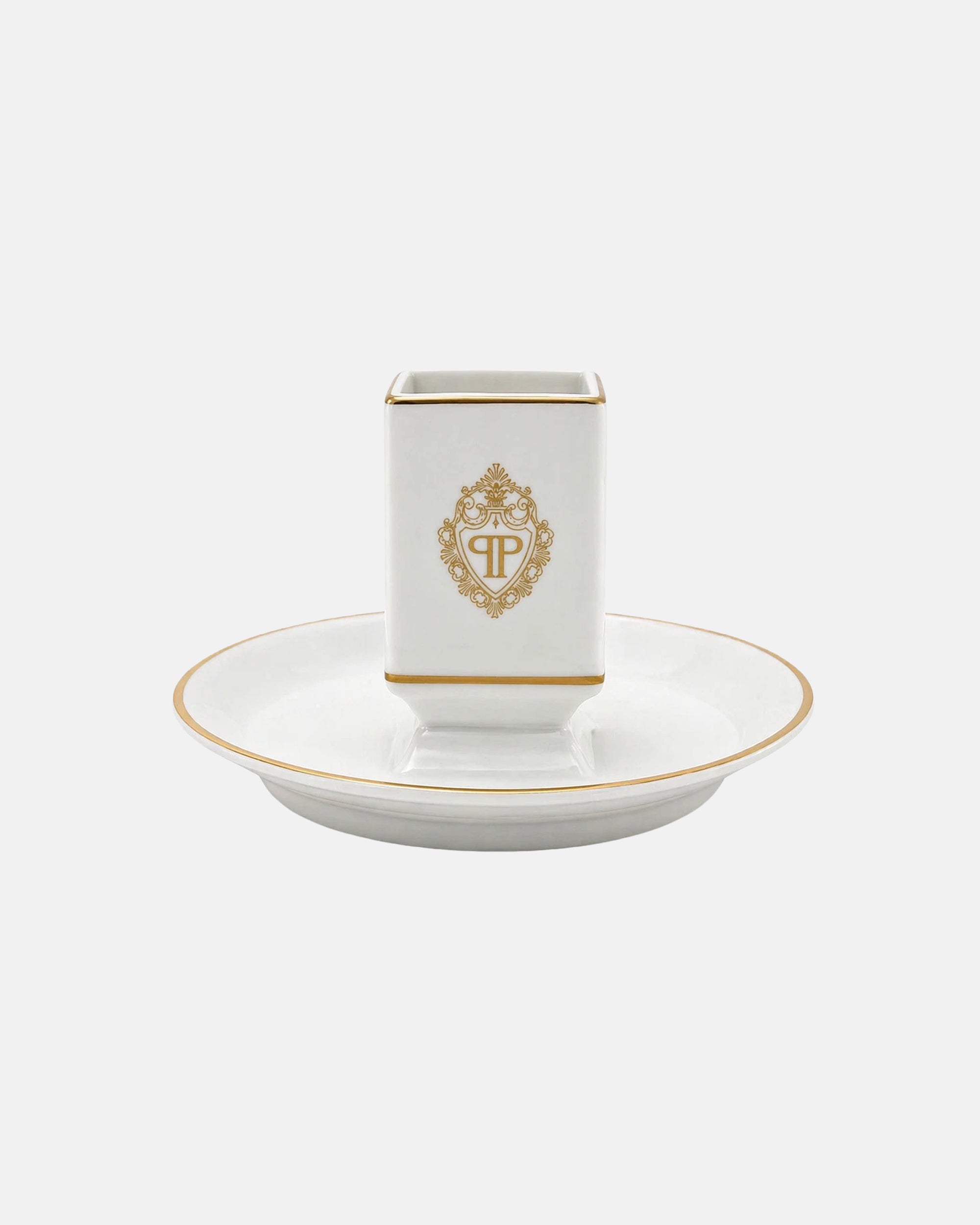Vintage The Plaza Hotel NYC Ceramic Ashtray Matchbook Holder