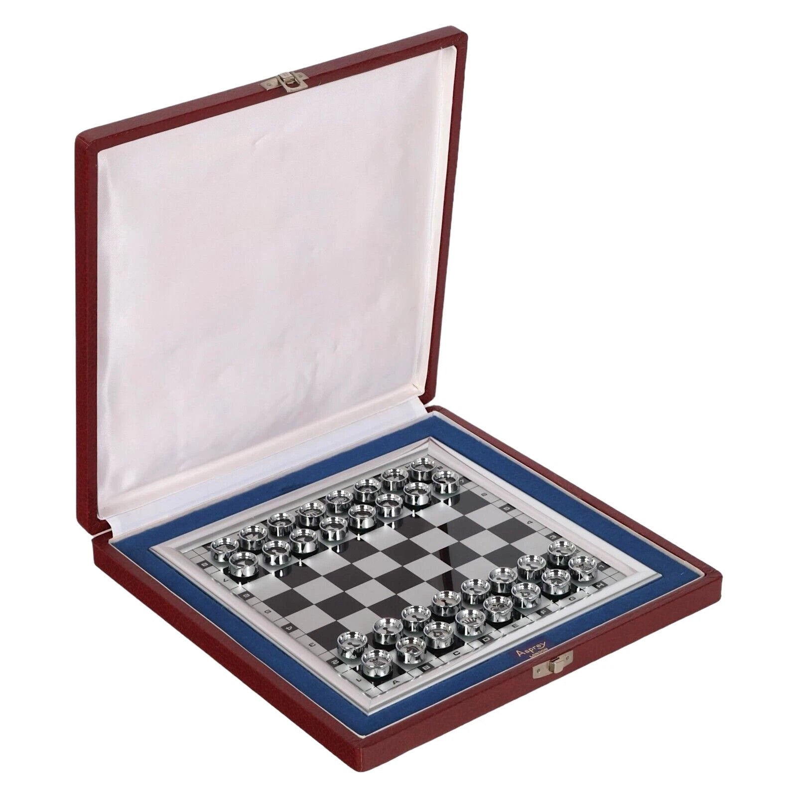 Asprey & Co London Magnetic Chess Set In Case 1980 Trustees Duke Edinburgh Fund