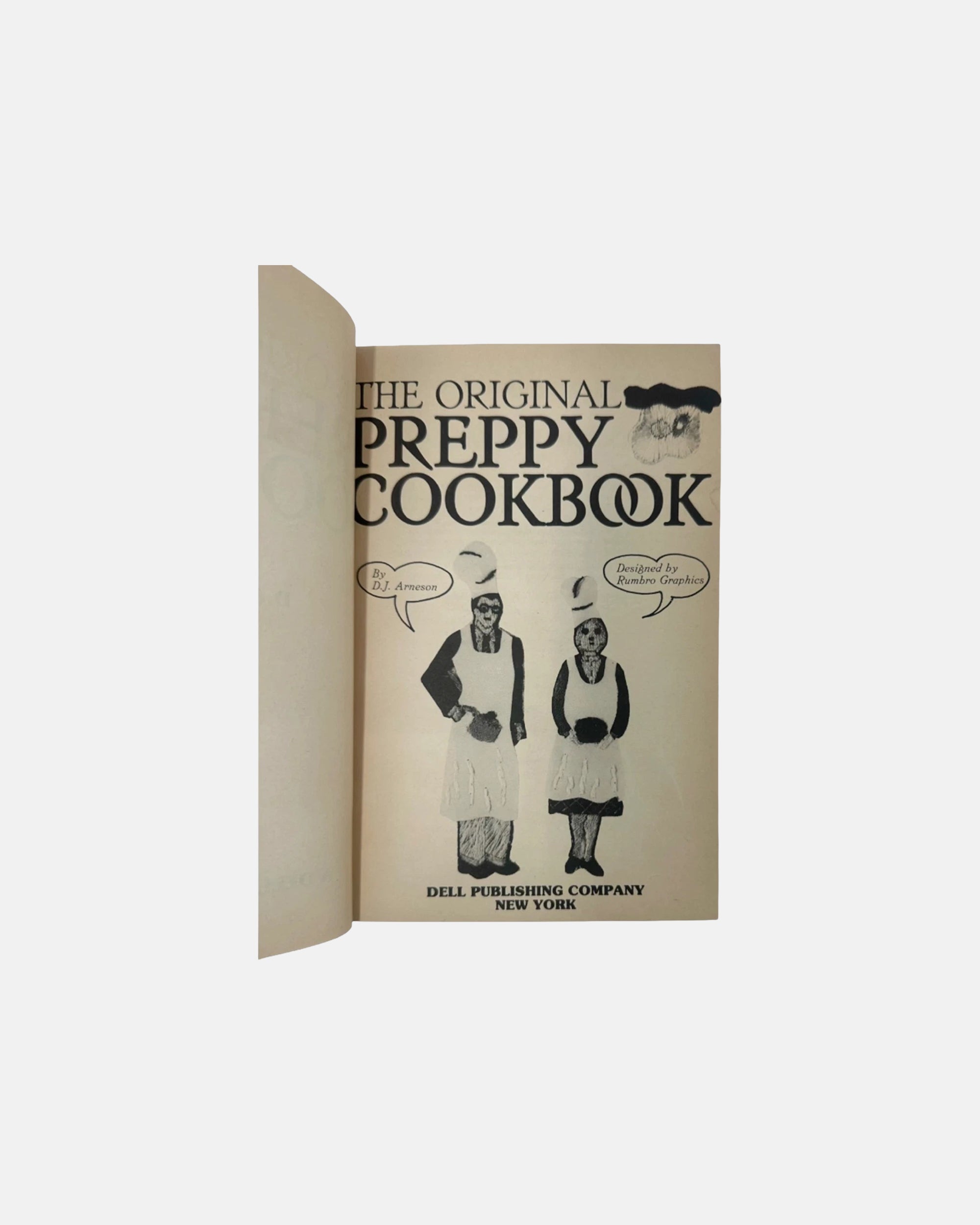 The Original Preppy Cookbook by D.J. Arneson 1981 Paperback